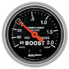 Autometer Sport Comp Mechanical Boost / Vacuum Metric Gauge 2 1/16" (52.4mm)