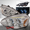 Spec-D Tuning Halo Projector Headlights Chrome - RSX 02-04
